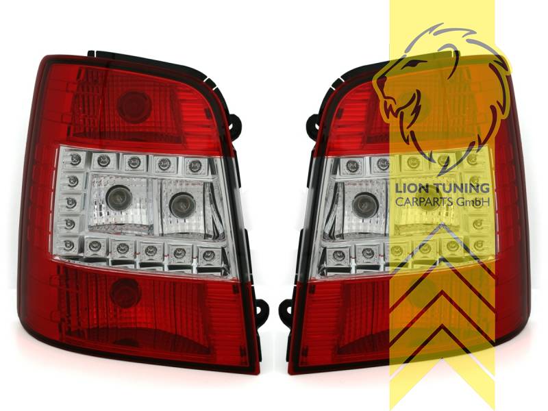 Liontuning - Tuningartikel für Ihr Auto  Lion Tuning Carparts GmbH LED  Rückleuchten VW Golf 5 Urban Style cherry rot