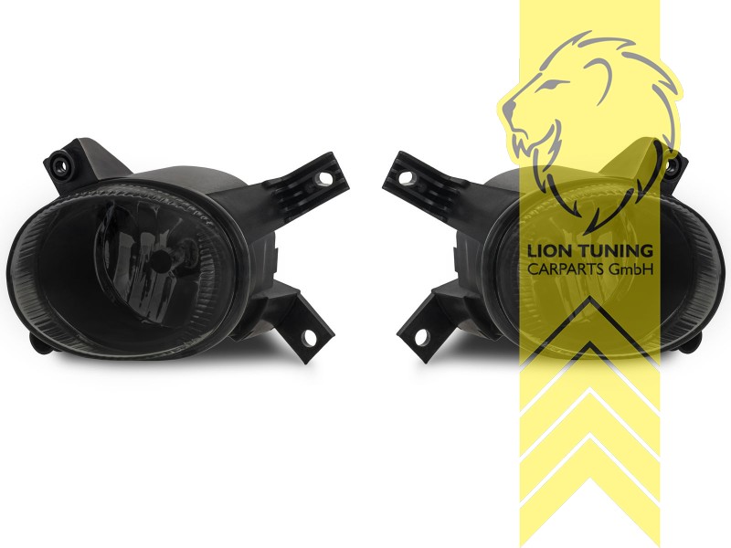 Liontuning - Tuningartikel für Ihr Auto  Lion Tuning Carparts GmbH  Nebelscheinwerfer Audi A3 8P A4 8E schwarz smoke