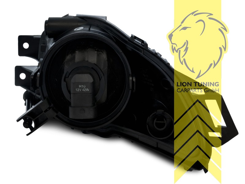 Liontuning - Tuningartikel für Ihr Auto  Lion Tuning Carparts GmbH  Nebelscheinwerfer für Opel Astra K Zafira Tourer C schwarz smoke