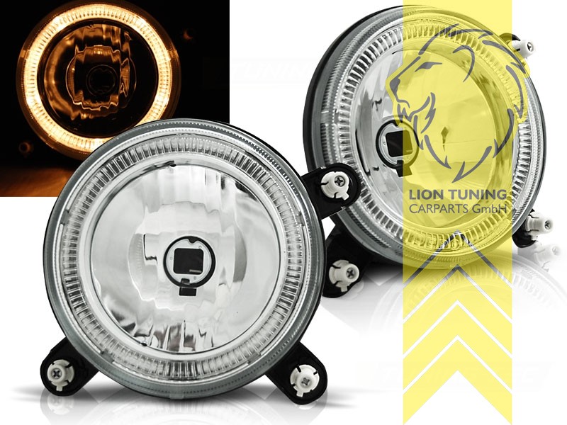 chrom, gelb Halogen, H3, manuell verstellbar, Eintragungsfrei / mit E-Prüfzeichen