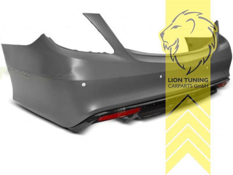 links, Ersatzteile von äquivalenter Qualität für die Besitzer des Fahrzeugs (entspr. EU-Verordnung 46/2010), PP Kunststoff, grundiert, für Fahrzeuge mit PDC, Eintragungsfrei / mit ABE