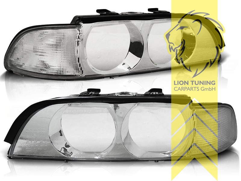 Halogen, chrom, nur für Halogenscheinwerfer, Blinkerbirnen BAU15S, Eintragungsfrei / mit E-Prüfzeichen