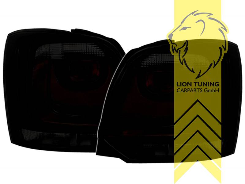 Liontuning - Tuningartikel für Ihr Auto  Lion Tuning Carparts GmbH  Rückleuchten VW Polo 6R rot schwarz smoke