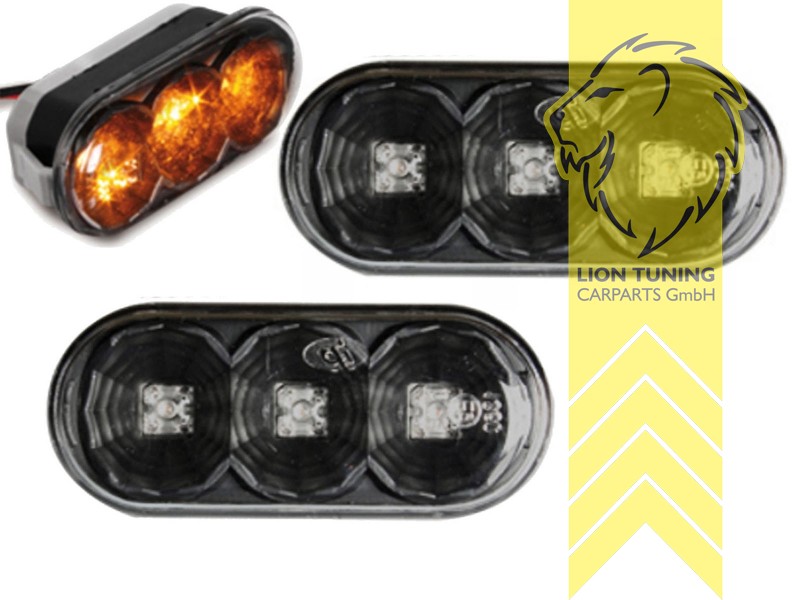 LED, schwarz, Eintragungsfrei / mit E-Prüfzeichen