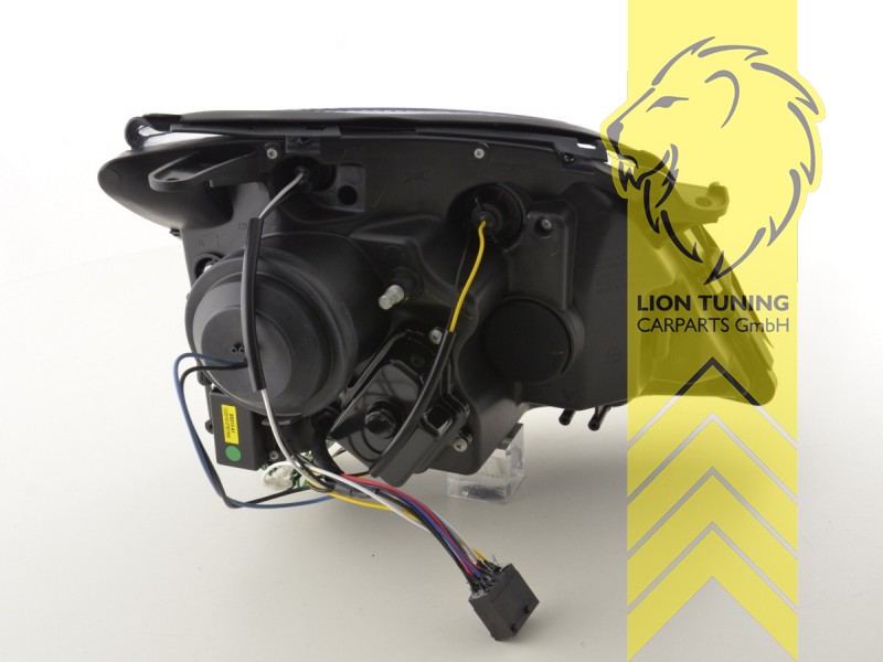 Liontuning - Tuningartikel für Ihr Auto  Lion Tuning Carparts GmbH TFL  Optik Scheinwerfer Opel Vectra C LED Tagfahrlicht chrom