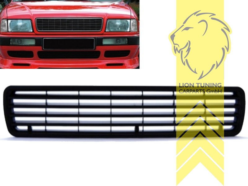 ohne Emblemaufnahme, schwarz matt, ABS Kunststoff, Eintragungsfrei / keine Eintragung nötig