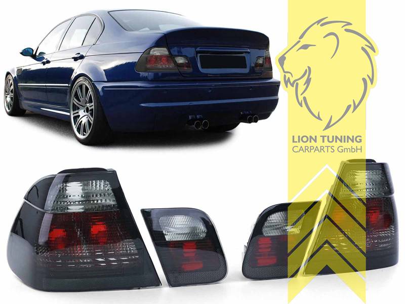 Liontuning - Tuningartikel für Ihr Auto  Lion Tuning Carparts GmbH  Rückleuchten BMW E46 Limousine schwarz