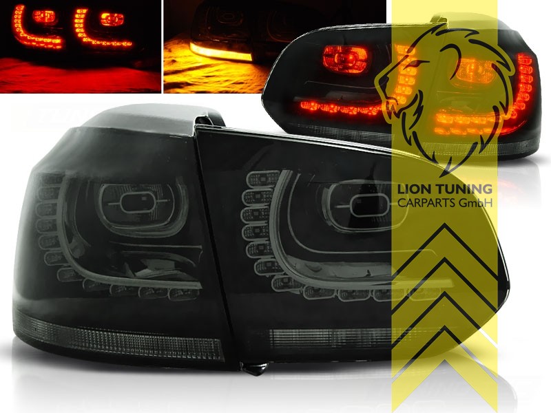 Original LO-Style LED Rückleuchten Schwarz Smoke SET für VW Golf 6