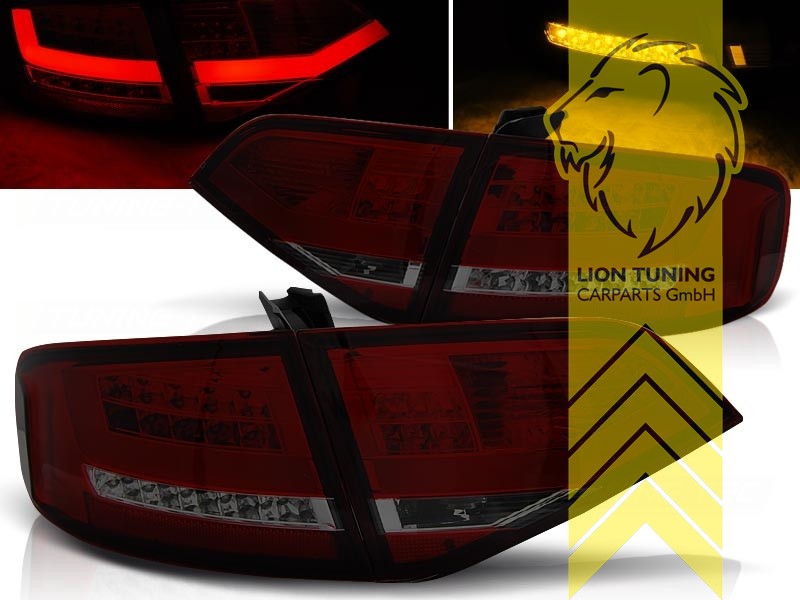 LED, schwarz, rot, nur passend für Fahrzeuge mit Halogen Rückleuchten ab Werk, Eintragungsfrei / mit E-Prüfzeichen