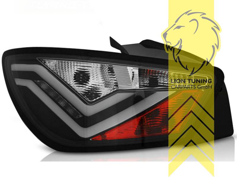 Liontuning - Tuningartikel für Ihr Auto  Lion Tuning Carparts GmbH LED  Rückleuchten Seat Ibiza 6J schwarz FR-Design