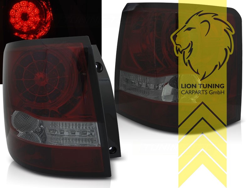 LED, schwarz, rot, Eintragungsfrei / mit E-Prüfzeichen