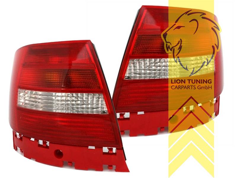 Liontuning - Tuningartikel für Ihr Auto  Lion Tuning Carparts GmbH  Rückleuchten Audi A4 B5 8D Limousine original Facelift Optik