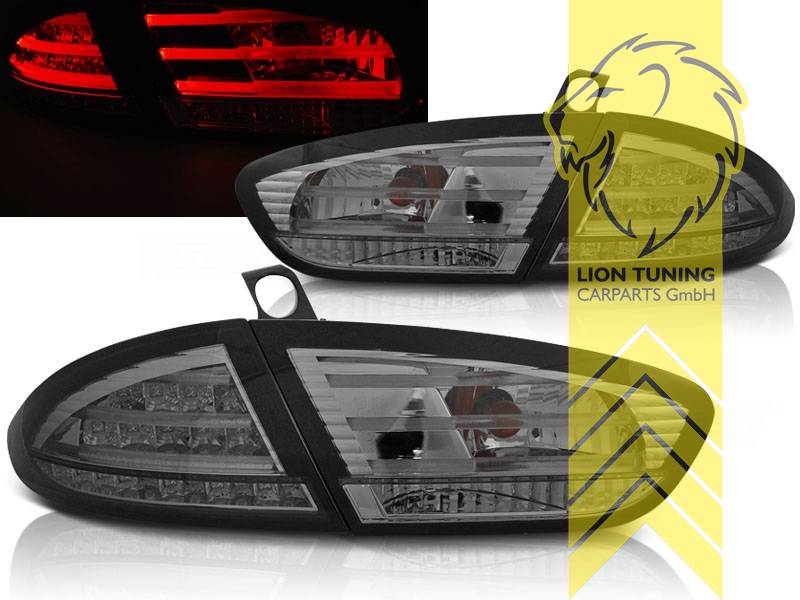 leg Final domestic Liontuning - Tuningartikel für Ihr Auto | Lion Tuning Carparts GmbH LED  Rückleuchten Seat Leon 1P Facelift smoke