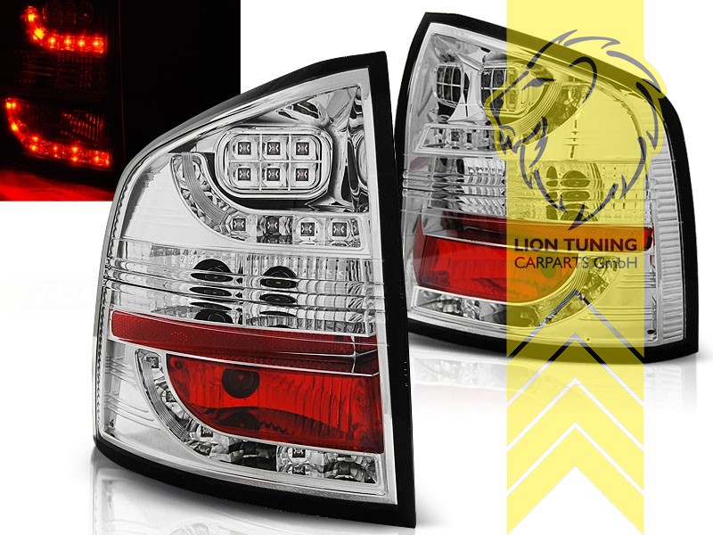 LED, chrom, weiss, nicht passend für RS, Scout 4x4, Eintragungsfrei / mit E-Prüfzeichen