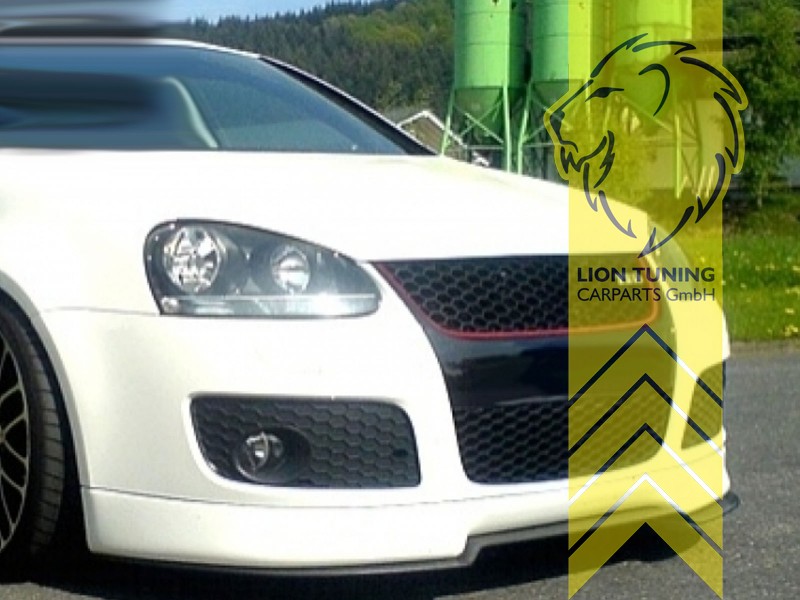 Liontuning - Tuningartikel für Ihr Auto  Lion Tuning Carparts GmbH  Frontspoiler Spoilerschwert VW Golf 5 GT GTi carbon Optik
