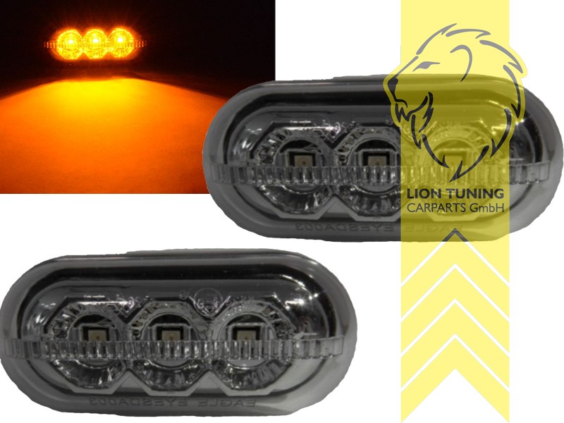 LED, schwarz, Eintragungsfrei / mit E-Prüfzeichen