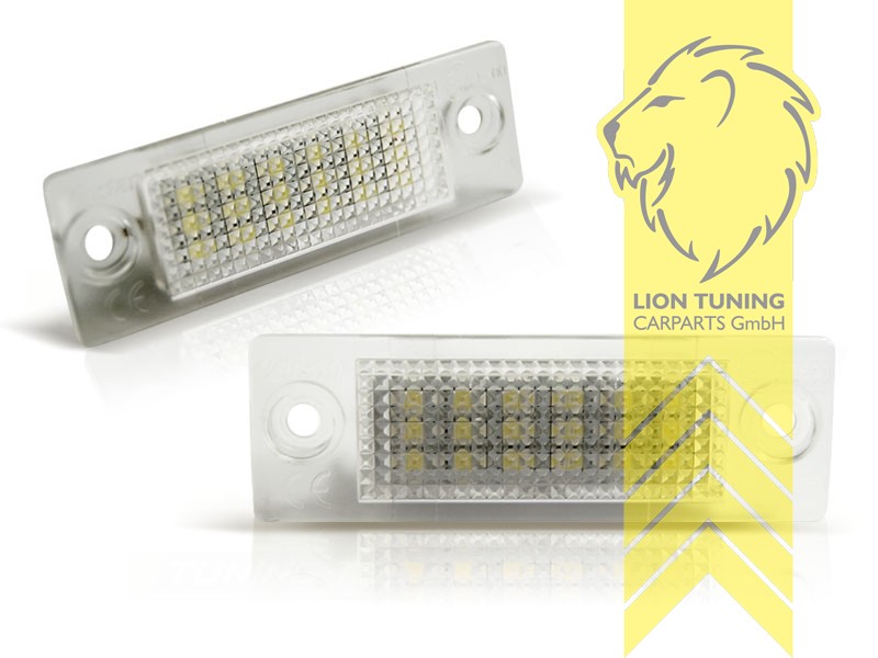 Liontuning - Tuningartikel für Ihr Auto  Lion Tuning Carparts GmbH LED SMD  Kennzeichenbeleuchtung VW Golf 5 Plus Caddy 3 Touran T5 Bus Jetta 3