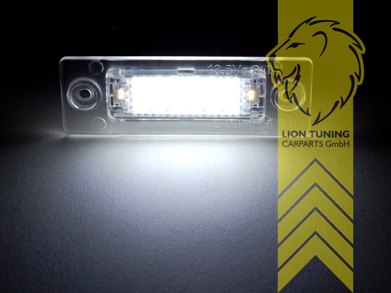 LED Kennzeichenbeleuchtung für VW Passat 3b Limo + 3c B6 Variant