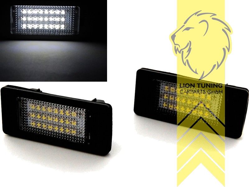 Liontuning - Tuningartikel für Ihr Auto  Lion Tuning Carparts GmbH LED SMD  Kennzeichenbeleuchtung Porsche Panamera Skoda Fabia Suberb Yeti