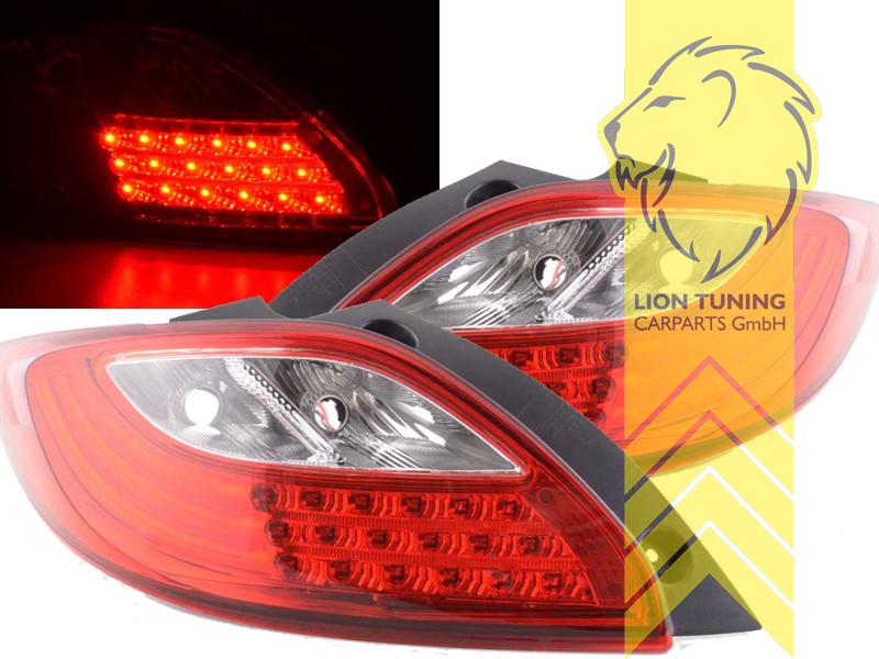 LED, rot, weiss, chrom, Blinkerbirnen BAU15S, Eintragungsfrei / mit E-Prüfzeichen