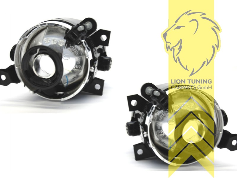 Liontuning - Tuningartikel für Ihr Auto  Lion Tuning Carparts GmbH  Nebelscheinwerfer VW Golf 5 GT GTI R32 Jetta 3 Scirocco schwarz