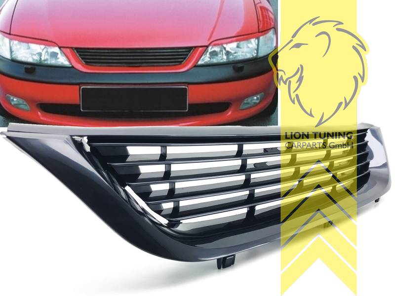 ohne Emblemaufnahme, schwarz matt, ABS Kunststoff, Eintragungsfrei / keine Eintragung nötig