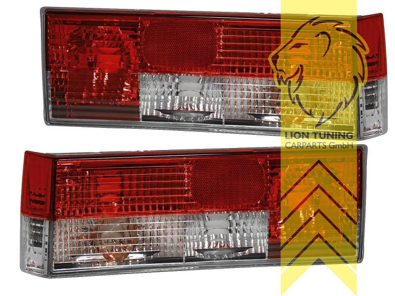 Liontuning - Tuningartikel für Ihr Auto  Lion Tuning Carparts GmbH LED  Rückleuchten VW Golf 7 rot weiss