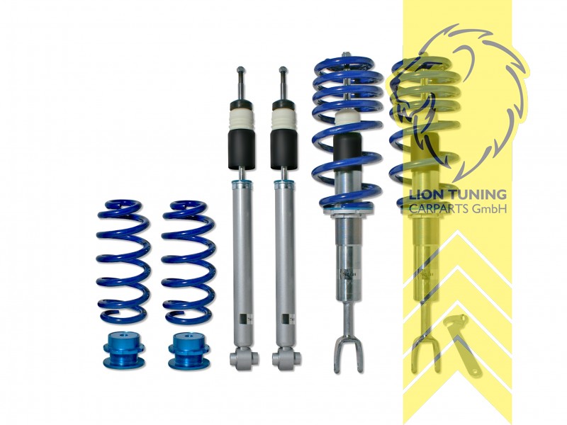 fest, blau, nicht passend für Niveauregulierung / Sport, nicht passend für Quattro, Stahl verzinkt, Eintragungspflichtig / Teilegutachten liegt bei