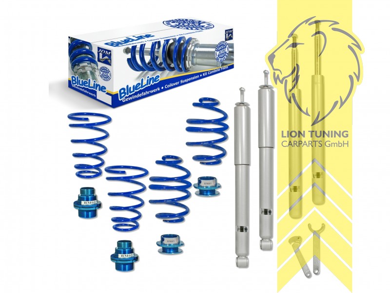 fest, blau, nur passend für 51mm VA-Dämpferpatrone, Stahl verzinkt, Eintragungspflichtig / Teilegutachten liegt bei