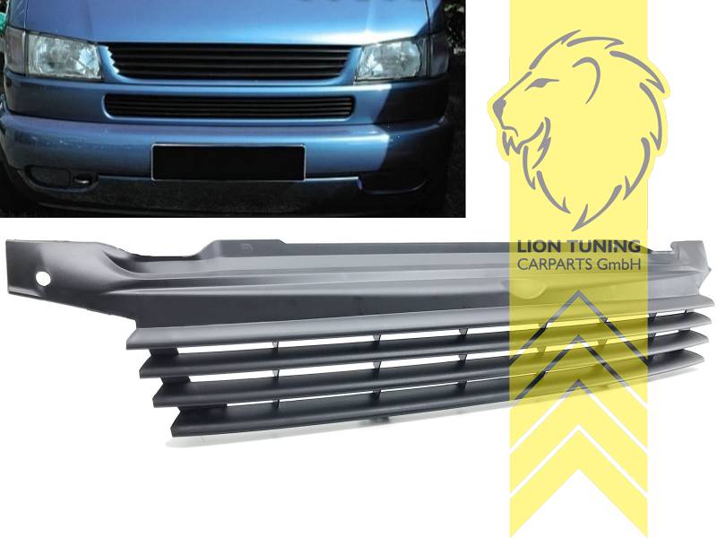 ohne Emblemaufnahme, schwarz matt, nicht passend für Transporter, ABS Kunststoff, Eintragungsfrei / keine Eintragung nötig