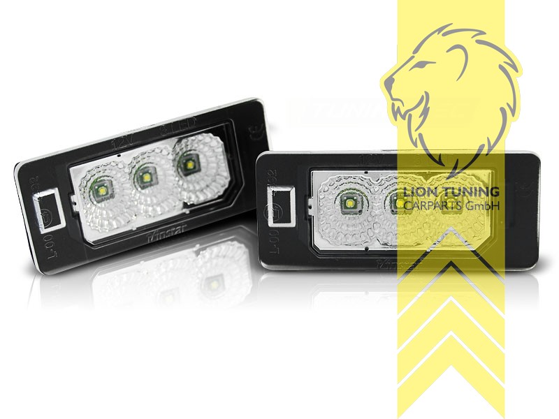 Liontuning - Tuningartikel für Ihr Auto  Lion Tuning Carparts GmbH LED SMD  Kennzeichenbeleuchtung Audi Q3 Q5 A1 A3 A4 A5 Limo Coupe Sportback