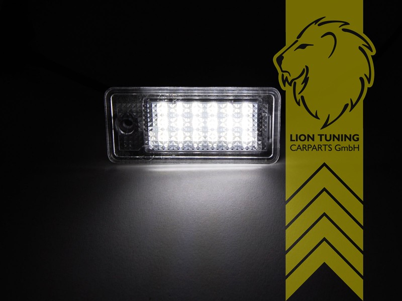 Kennzeichenbeleuchtung LED passend für Audi A3 8P, A4 B6+B7 A5 Cabrio, A6  4F, Q7 : : Auto & Motorrad