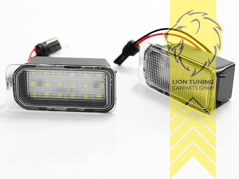 Liontuning - Tuningartikel für Ihr Auto  Lion Tuning Carparts GmbH LED SMD Kennzeichenbeleuchtung  Ford C-MAX 2 S-MAX Galaxy Fiesta Focus