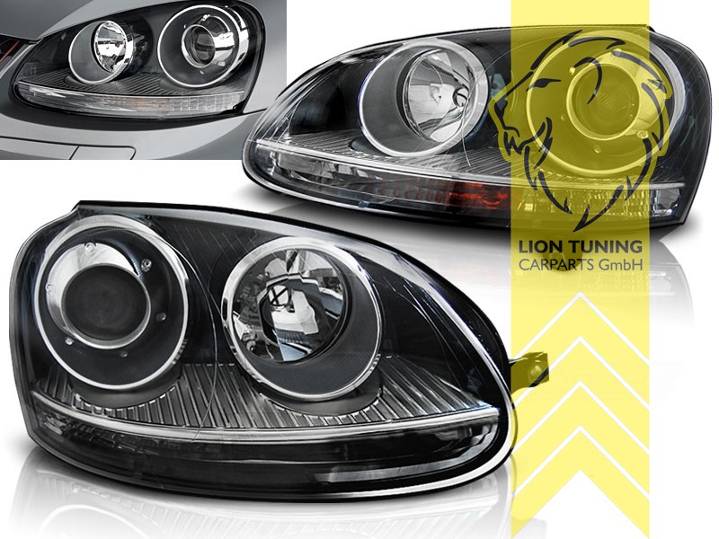 Xenon Scheinwerfer für VW Golf 5 in GTI Optik