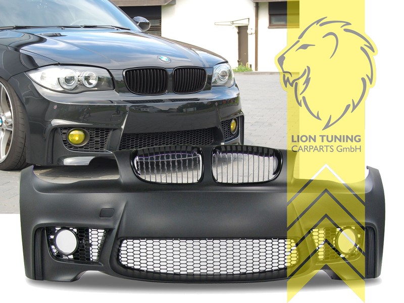Liontuning - Tuningartikel für Ihr Auto  Lion Tuning Carparts GmbH  Heckstoßstange BMW E81 E87 Hatchback 1er M-Paket Optik für PDC