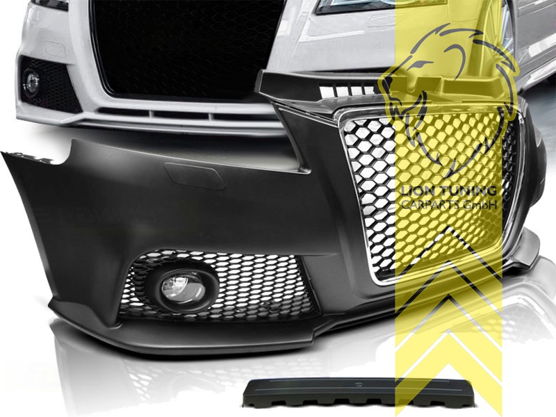 Ersatzteile von äquivalenter Qualität für die Besitzer des Fahrzeugs (entspr. EU-Verordnung 46/2010), PP Kunststoff, grundiert, für Fahrzeuge ohne PDC, für Fahrzeuge mit oder ohne SRA, Eintragungsfrei / mit ABE