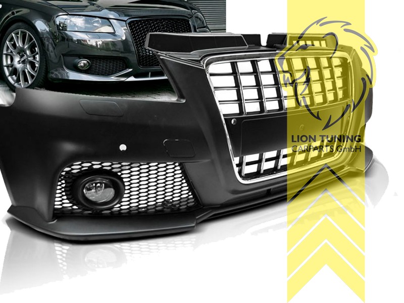 Ersatzteile von äquivalenter Qualität für die Besitzer des Fahrzeugs (entspr. EU-Verordnung 46/2010), PP Kunststoff, grundiert, für Fahrzeuge mit PDC, für Fahrzeuge mit oder ohne SRA