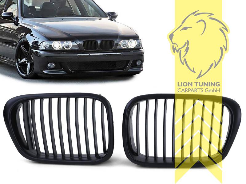 Liontuning - Tuningartikel für Ihr Auto  Lion Tuning Carparts GmbH  Sportgrill Kühlergrill BMW E39 Limousine Touring schwarz