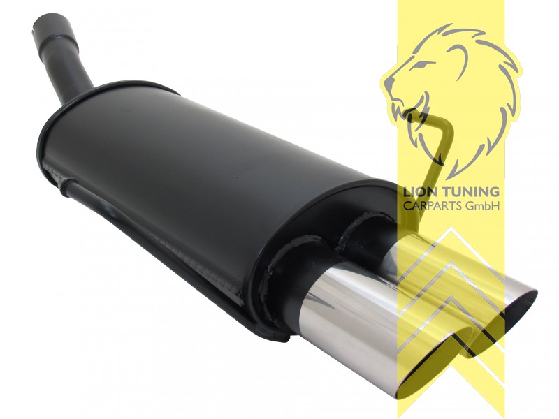 2 x 76mm MS-Design, Endrohr doppel, 76mm, Rund, Metall / Stahl, 1.4 16V / 1.6 16V / 1.8 16V / 1.7 CDTI / 1.9 CDTI, Eintragungsfrei / mit ABE