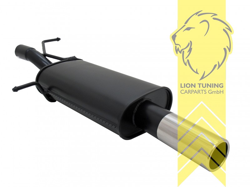 1 x 76mm, Endrohr single, 76mm, Rund, Metall / Stahl, 1.4 / 1.6 / 2.0 / 1.4 HDI / 1.6 HDI / 2.0 HDI, Eintragungsfrei / mit ABE