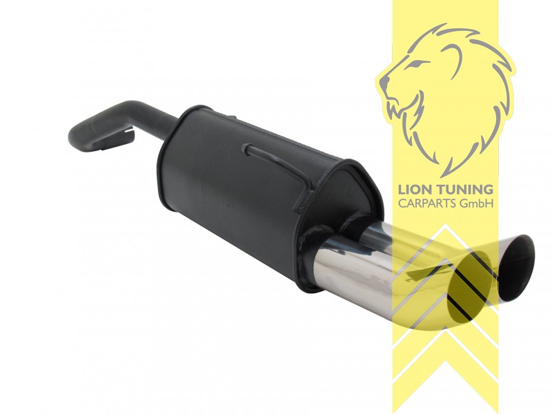 2 x 76mm DTM, Endrohr doppel, 76mm, Rund, Metall / Stahl, 1.0 / 1.1 / 1.4 / 1.7D, Eintragungsfrei / mit ABE