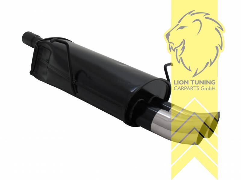 Liontuning - Tuningartikel für Ihr Auto  Lion Tuning Carparts GmbH  Sportauspuff Endschalldämpfer BMW 3er E46 Limousine Coupe Touring