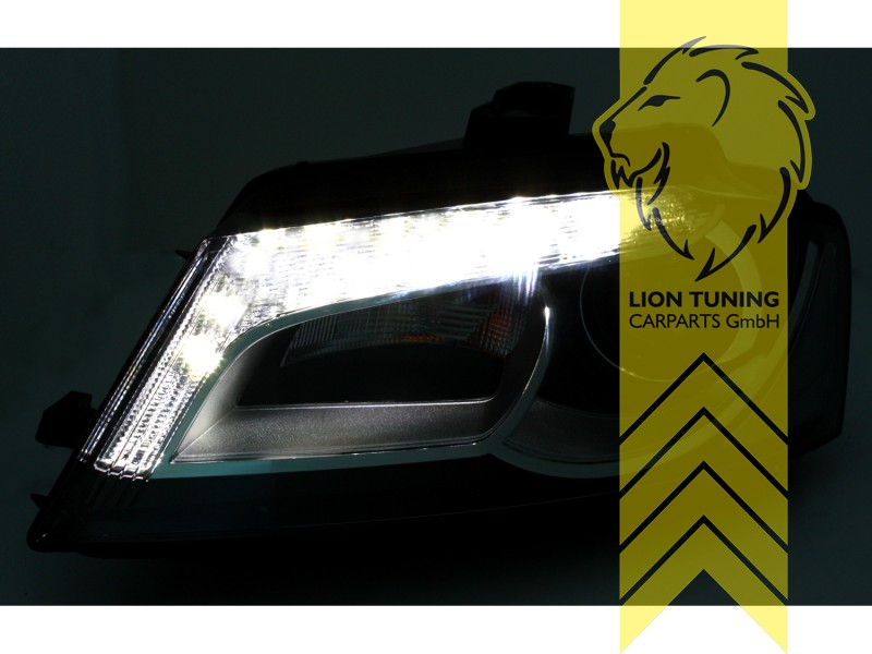 Scheinwerfer LED Tagfahrlicht Optik für Audi A3 8P 8PA Bj. 04-08