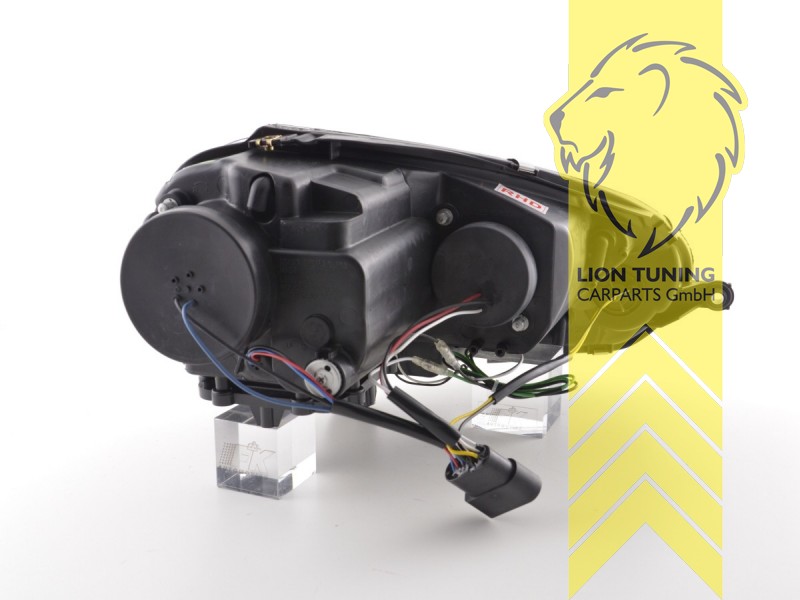 Liontuning - Tuningartikel für Ihr Auto  Lion Tuning Carparts GmbH TFL  Optik Scheinwerfer VW Golf 5 Limousine Variant LED Tagfahrlicht schwarz
