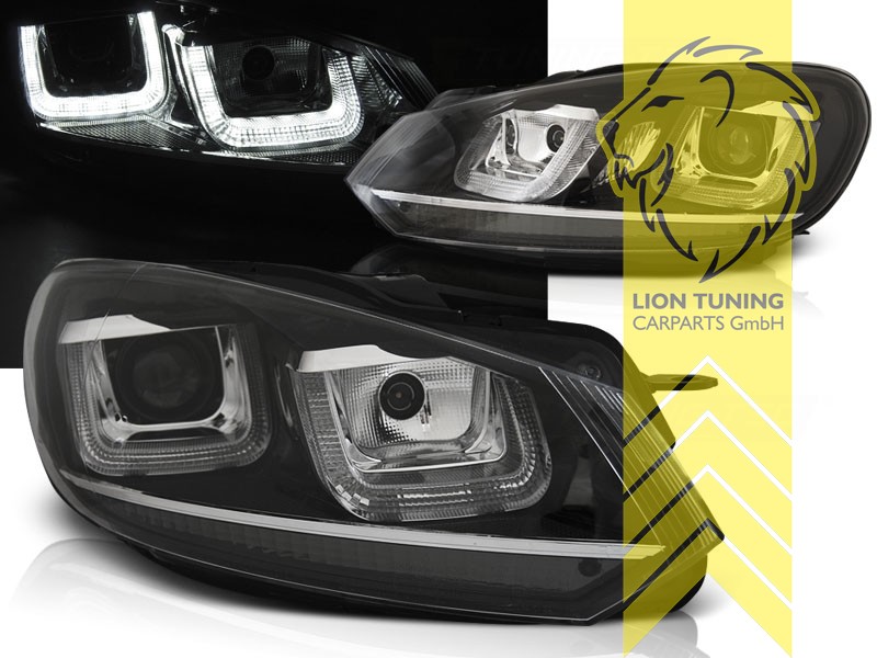 Halogen, schwarz, mit chrom Leiste, Abblendlicht und Fernlicht in einer Linse H7, Blinkerbirnen BAU15S, elektrisch verstellbar - Stellmotor integriert, Eintragungsfrei / mit E-Prüfzeichen, Eintragungsfrei / mit R87 Zulassung als Tagfahrlicht