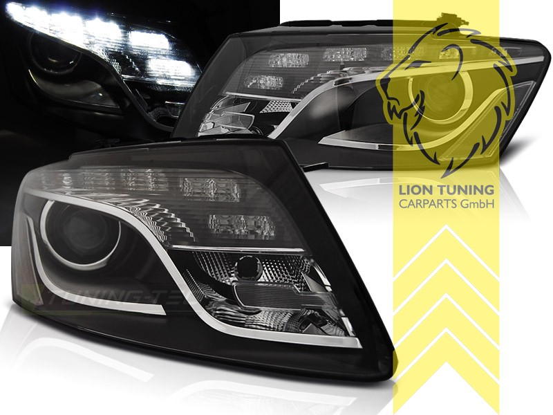 Halogen, schwarz, Abblendlicht und Fernlicht in einer Linse H7, Blinkerbirnen BAU15S, elektrisch verstellbar - Stellmotor integriert, Eintragungsfrei / mit E-Prüfzeichen, Eintragungsfrei / mit R87 Zulassung als Tagfahrlicht