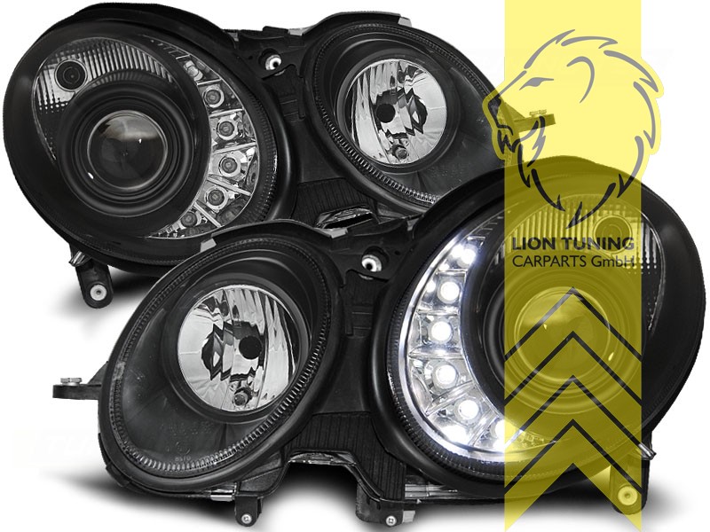 Liontuning - Tuningartikel für Ihr Auto  Lion Tuning Carparts GmbHMaxton  Front Ansatz passend für Mercedes Benz E W211 AMG Facelift schwarz glänzend