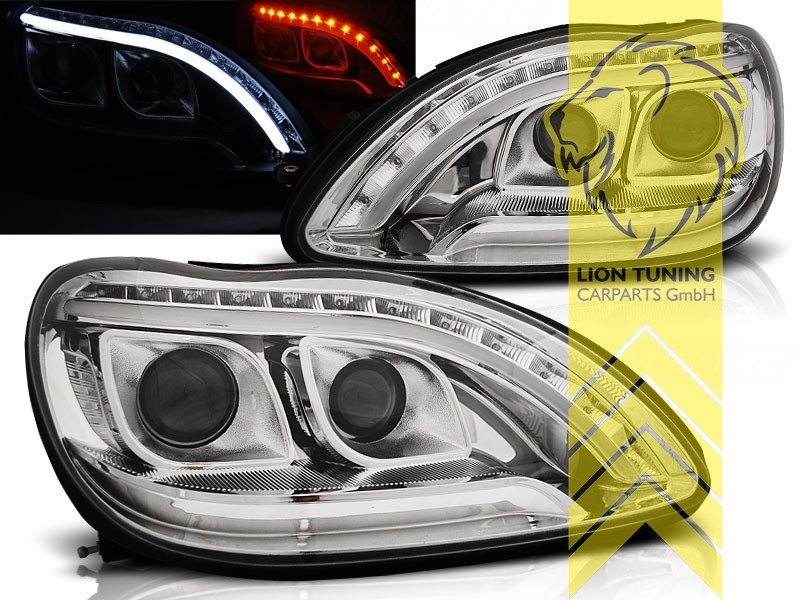 Xenon LED Tagfahrlicht Design Scheinwerfer für Mercedes Benz S