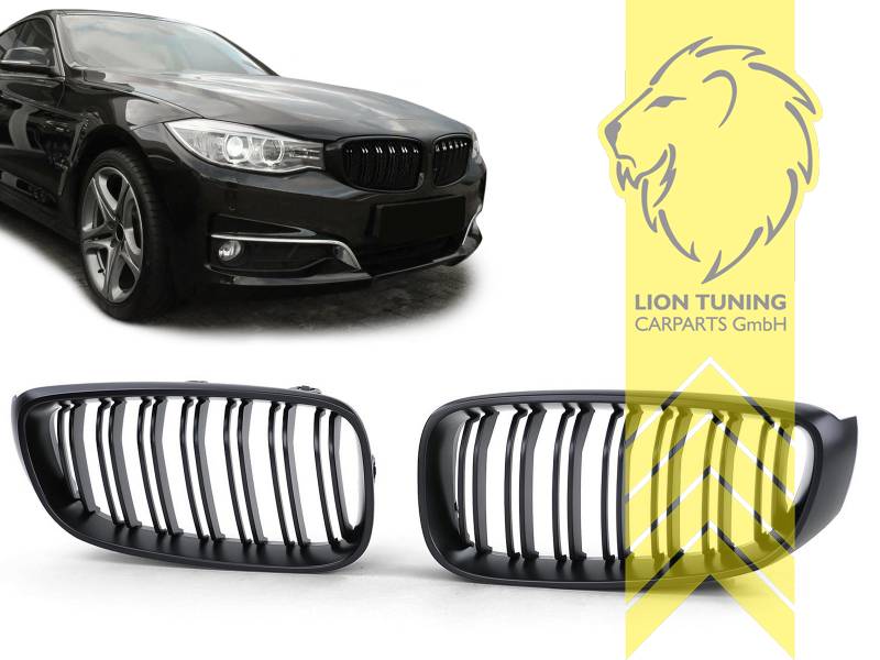 Doppelsteg, schwarz matt, ABS Kunststoff, Eintragungsfrei / als Ersatzteil verwendbar