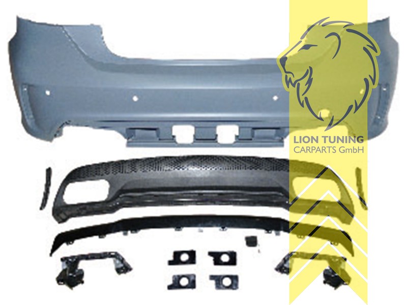 links und rechts, Ersatzteile von äquivalenter Qualität für die Besitzer des Fahrzeugs (entspr. EU-Verordnung 46/2010), PP Kunststoff, grundiert, für Fahrzeuge mit PDC, Eintragungsfrei / mit ABE